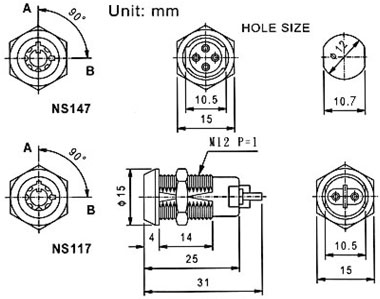 NS117 尺寸